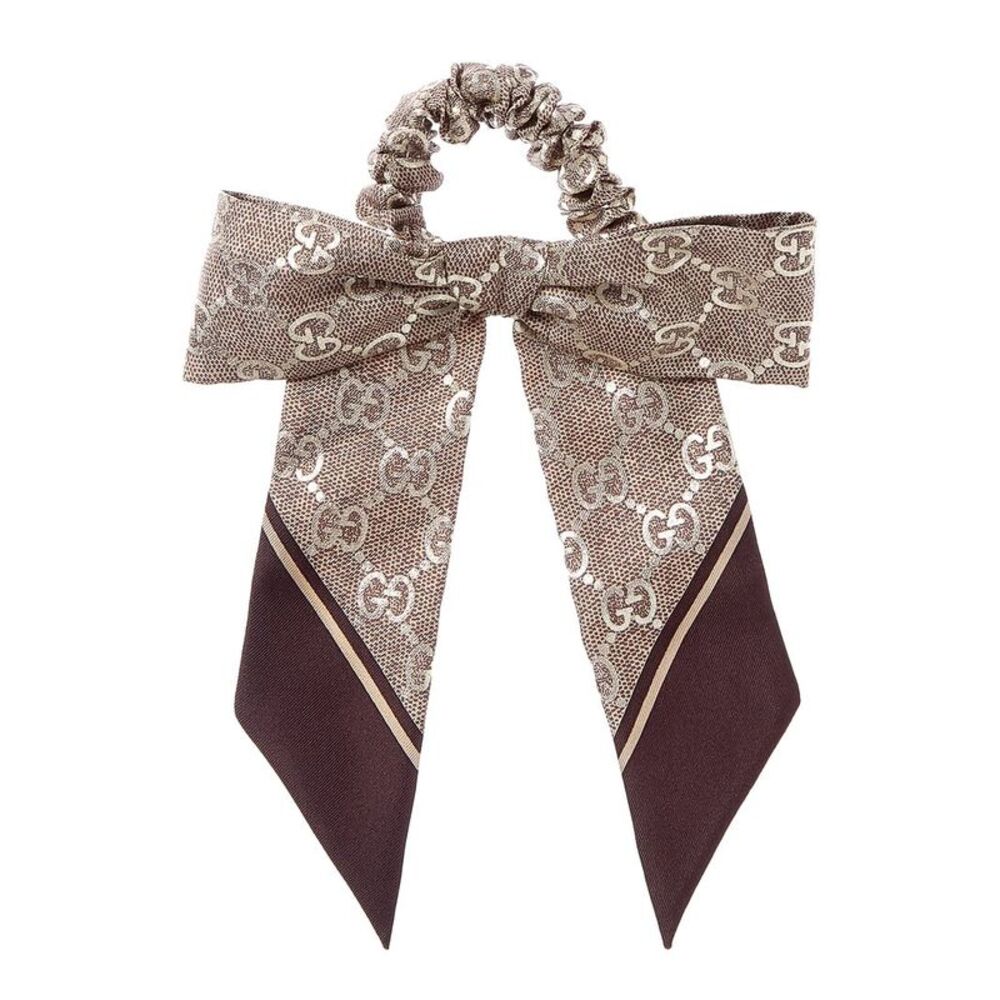 Gucci Jacquard Silk Scrunchie